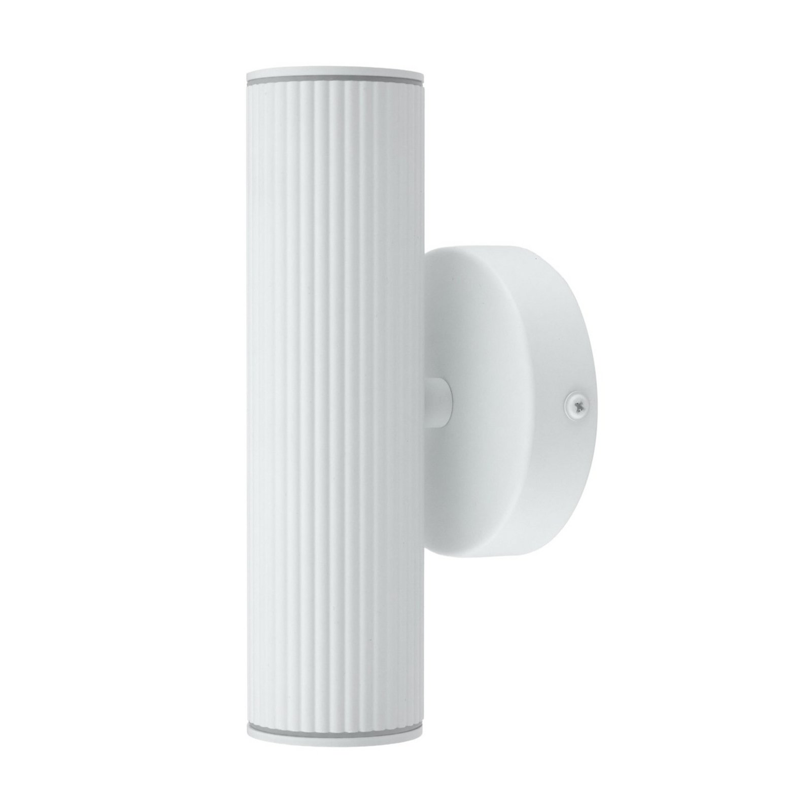 Lampa ścienna Hubble, biała, wysokość 21 cm, IP44 - Globen Lighting