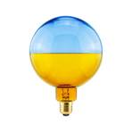 Segula LED globo Illusion, E27 G145 blu/ambra 6W 1.900K dimmerabile