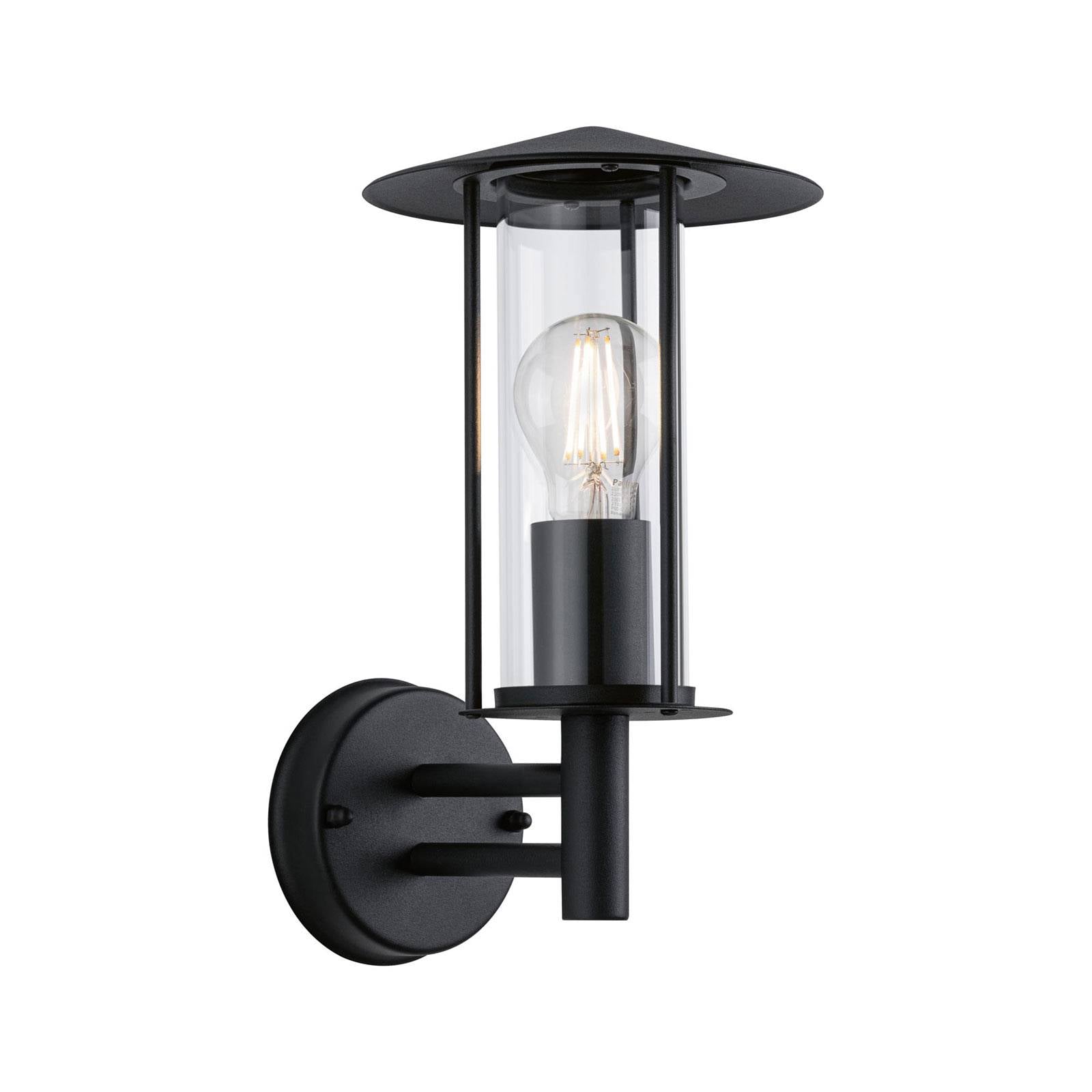 Paulmann Outdoor Wall Light - Lantern - dimmable - Modern - Black