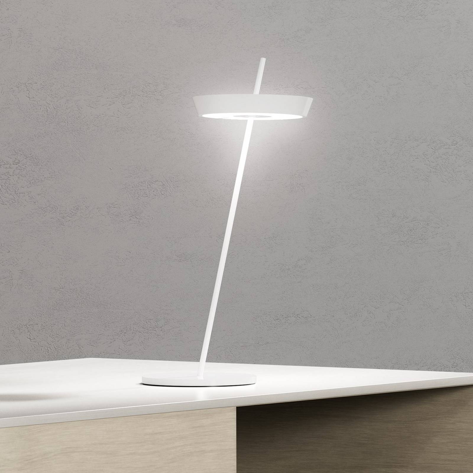 LED-Akku-Tischlampe Mahina, weiß, Höhe 36 cm, Metall, CCT günstig online kaufen