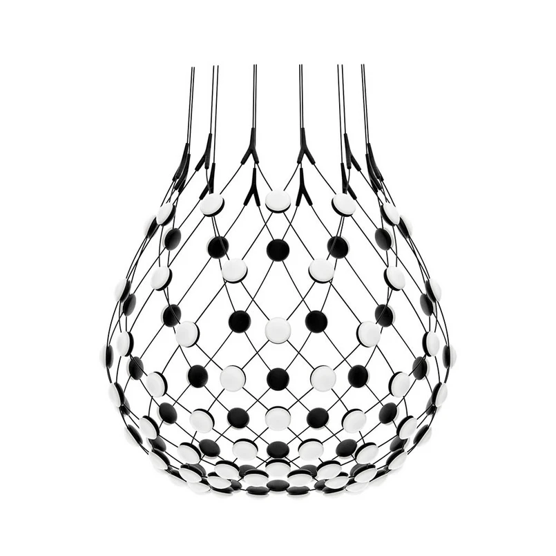 Luceplan - Mesh Pendelleuchte Ø80xH60 Phase 2m Black