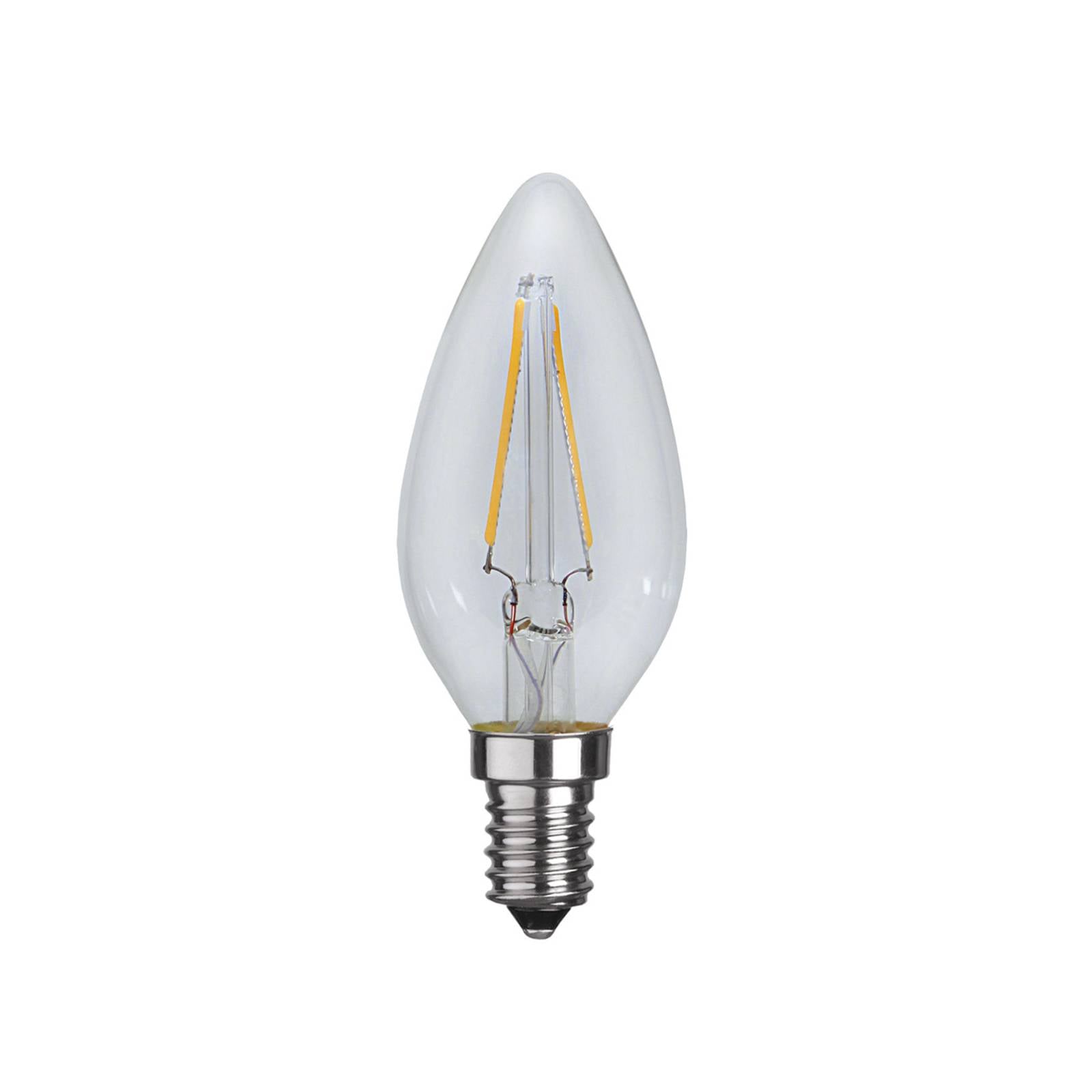 LED-Kerzenlampe E14 B35 2W 2.700K Filament 250lm