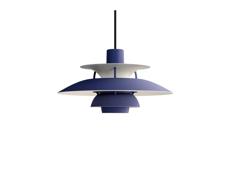 Louis Poulsen – PH 5 Pendelleuchte Monochrome Dusty Indigo