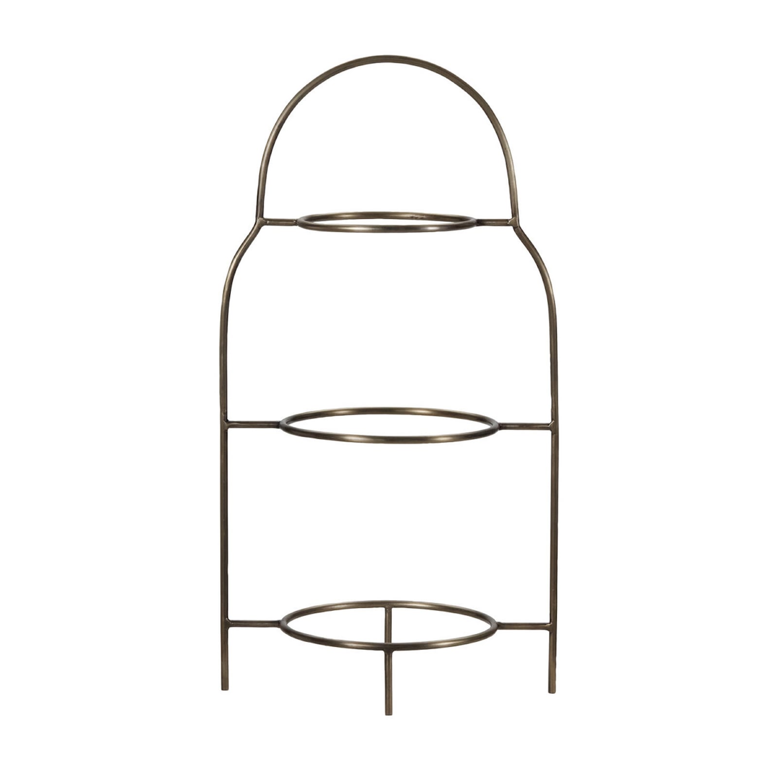 Portapiatti HDSana in ottone anticato, altezza 47 cm - House Doctor