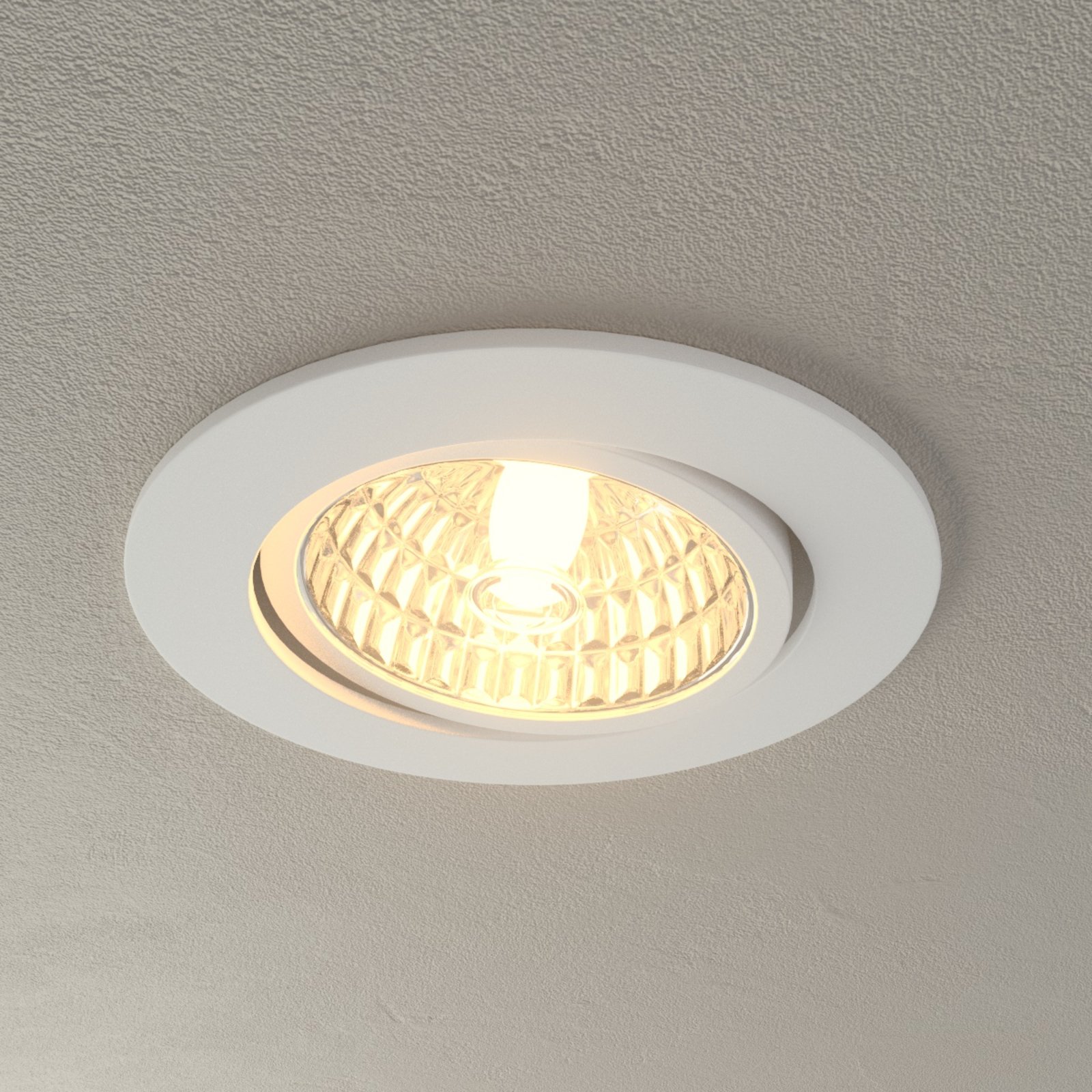 LED-inbyggnadsspotlight Rico 6,5 W vit