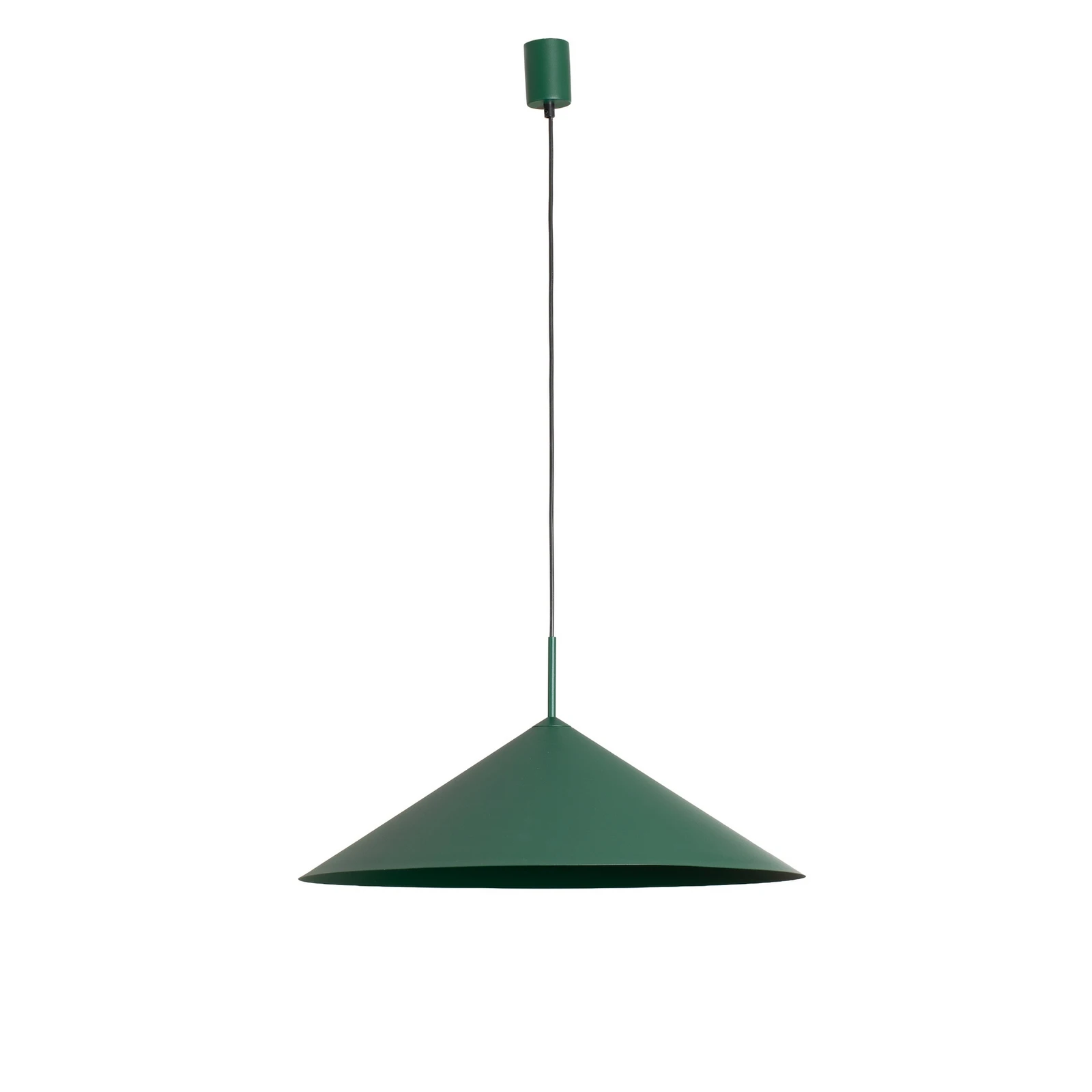 Lampada a sospensione Capital, verde, a 1 luce, Ø 60 cm, GX53