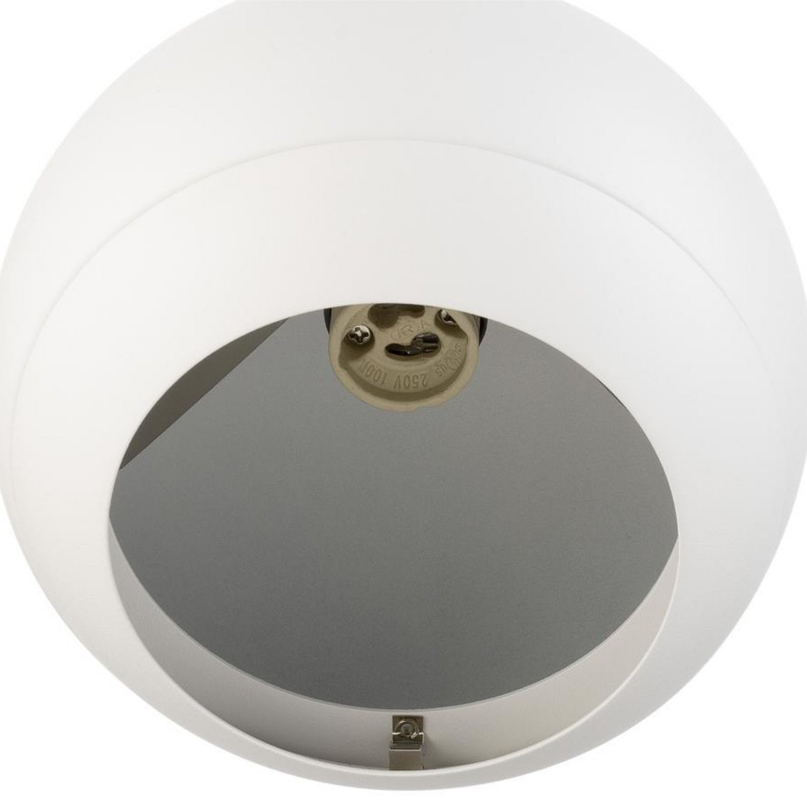 SLV Light Eye 150 hanging light, white, Ø 15 cm, metal