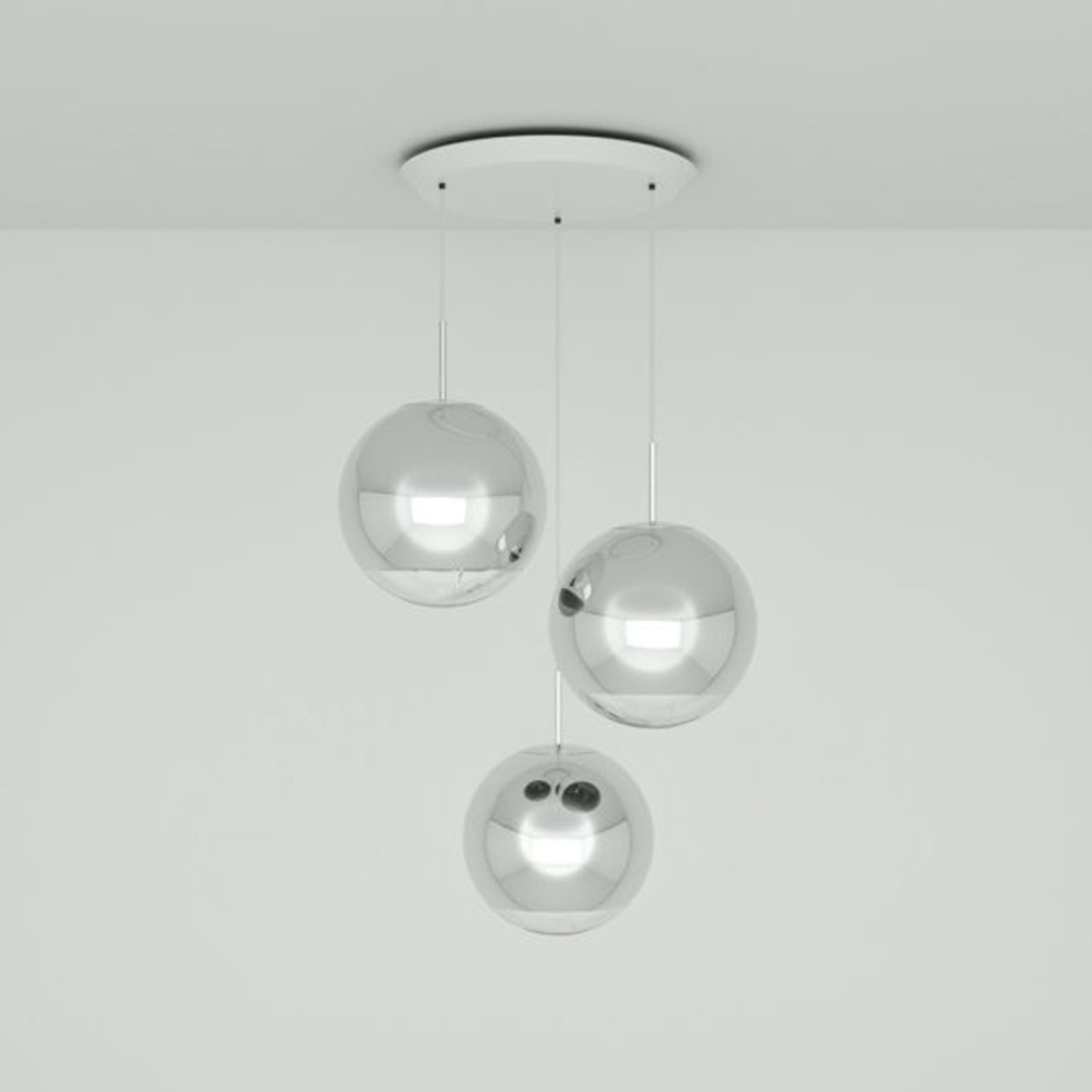 Tom Dixon Mirror Ball 40 cm Round 3fl