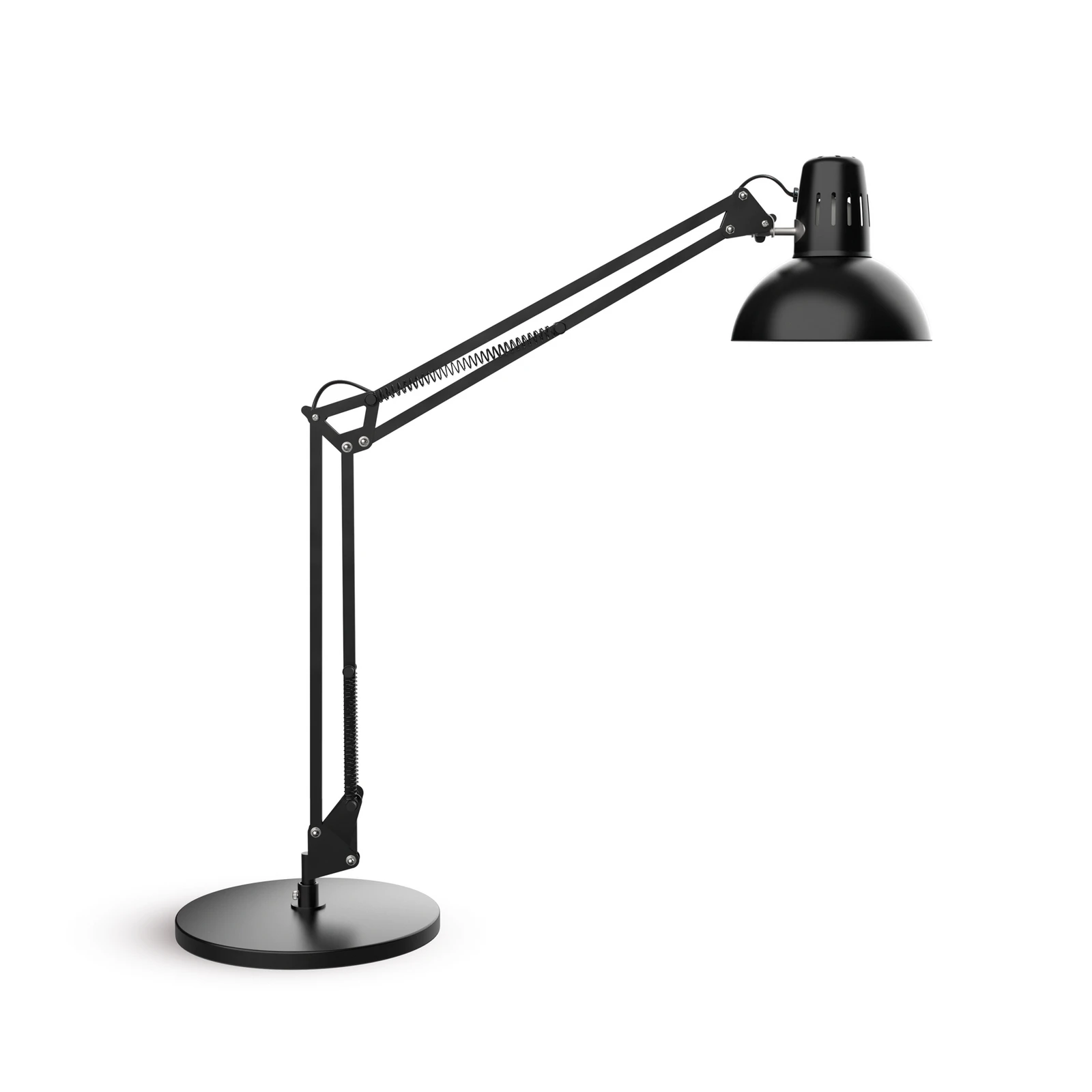 Lampe de bureau MAULstudy, noir, 49 cm, pied