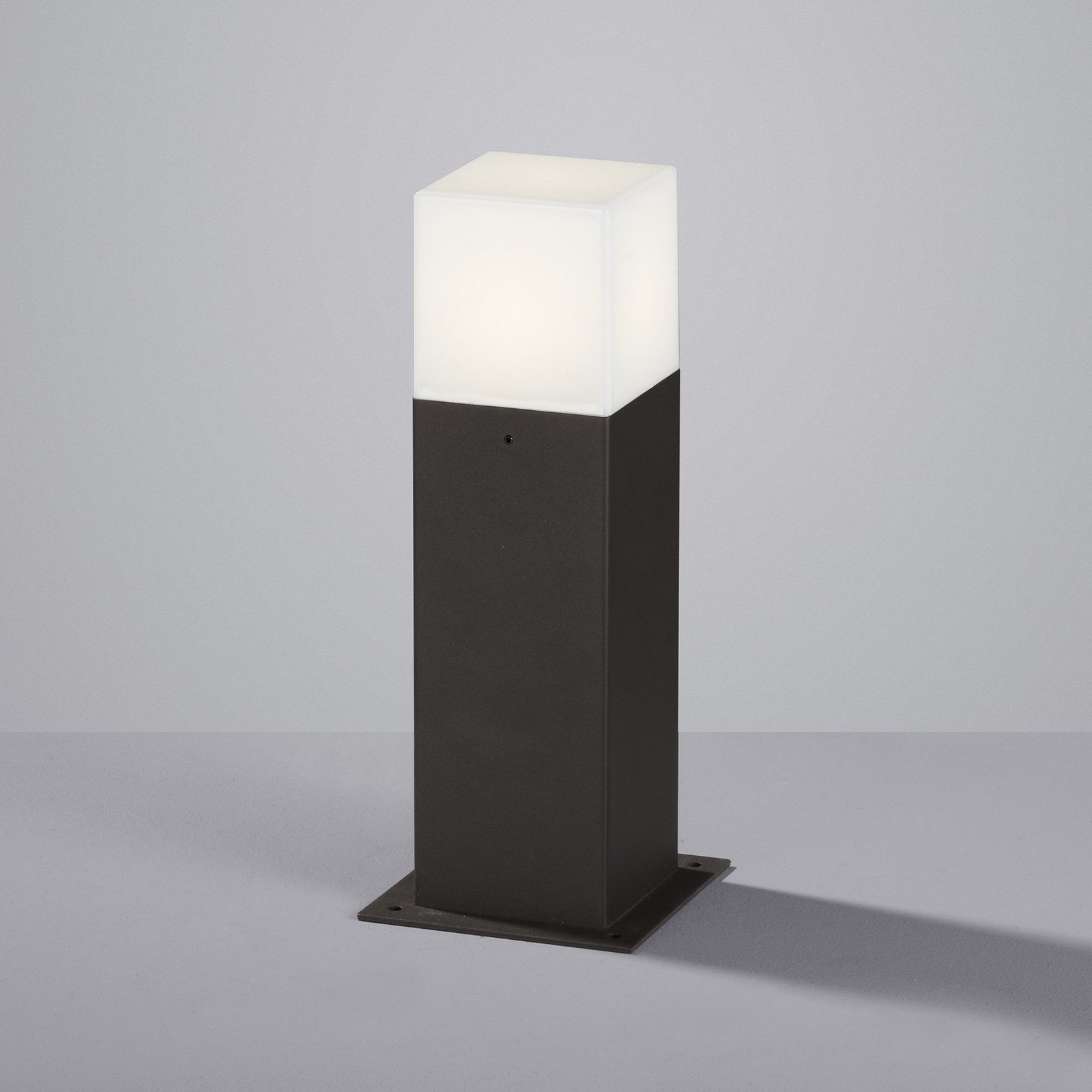 Trio Lighting Lampă LED cu soclu HUDSON antracit înălțime 30 cm metal IP44 - Modern - Aluminiu