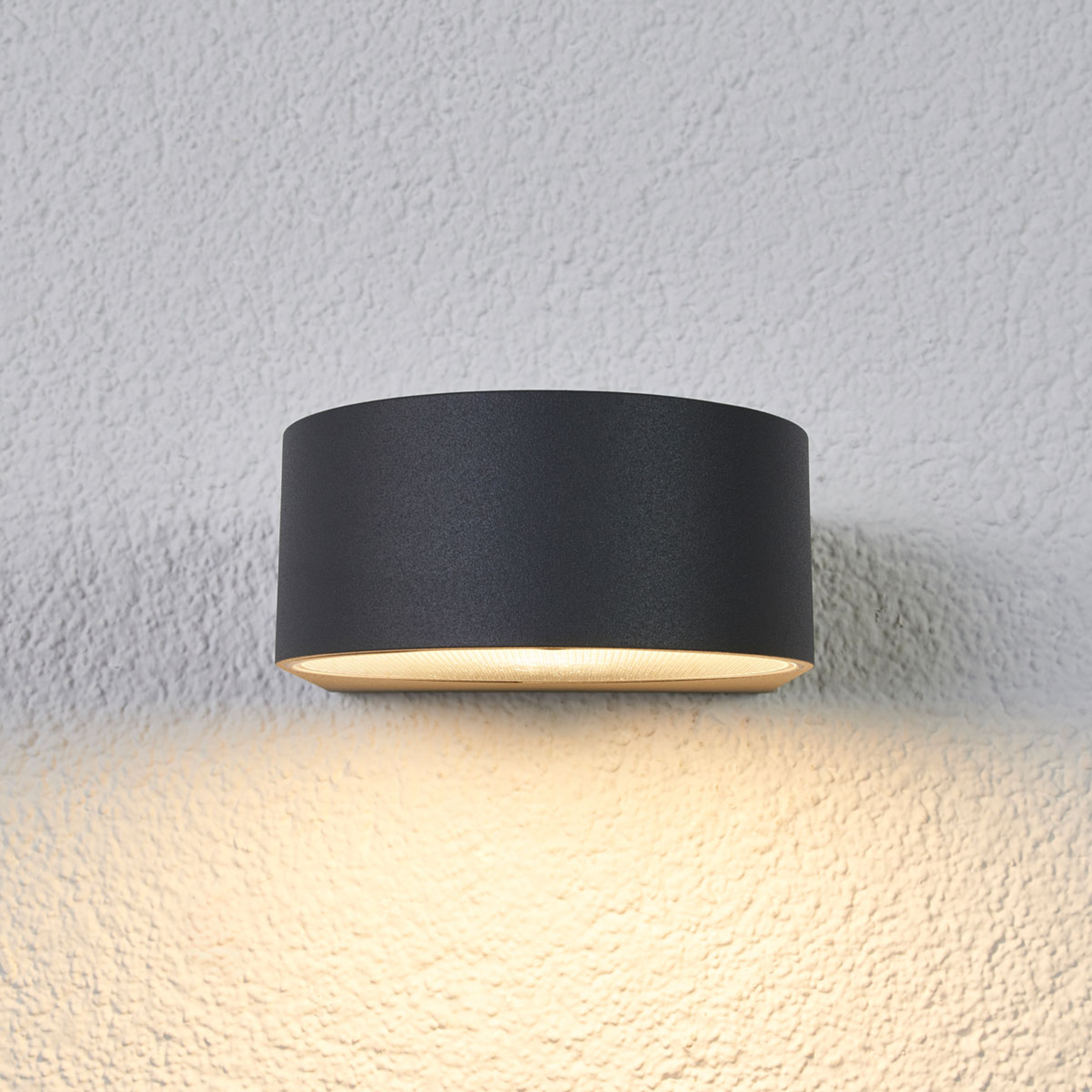 BEGA 33224K3 Außenwandlampe grafit 3.000K 1-seitig