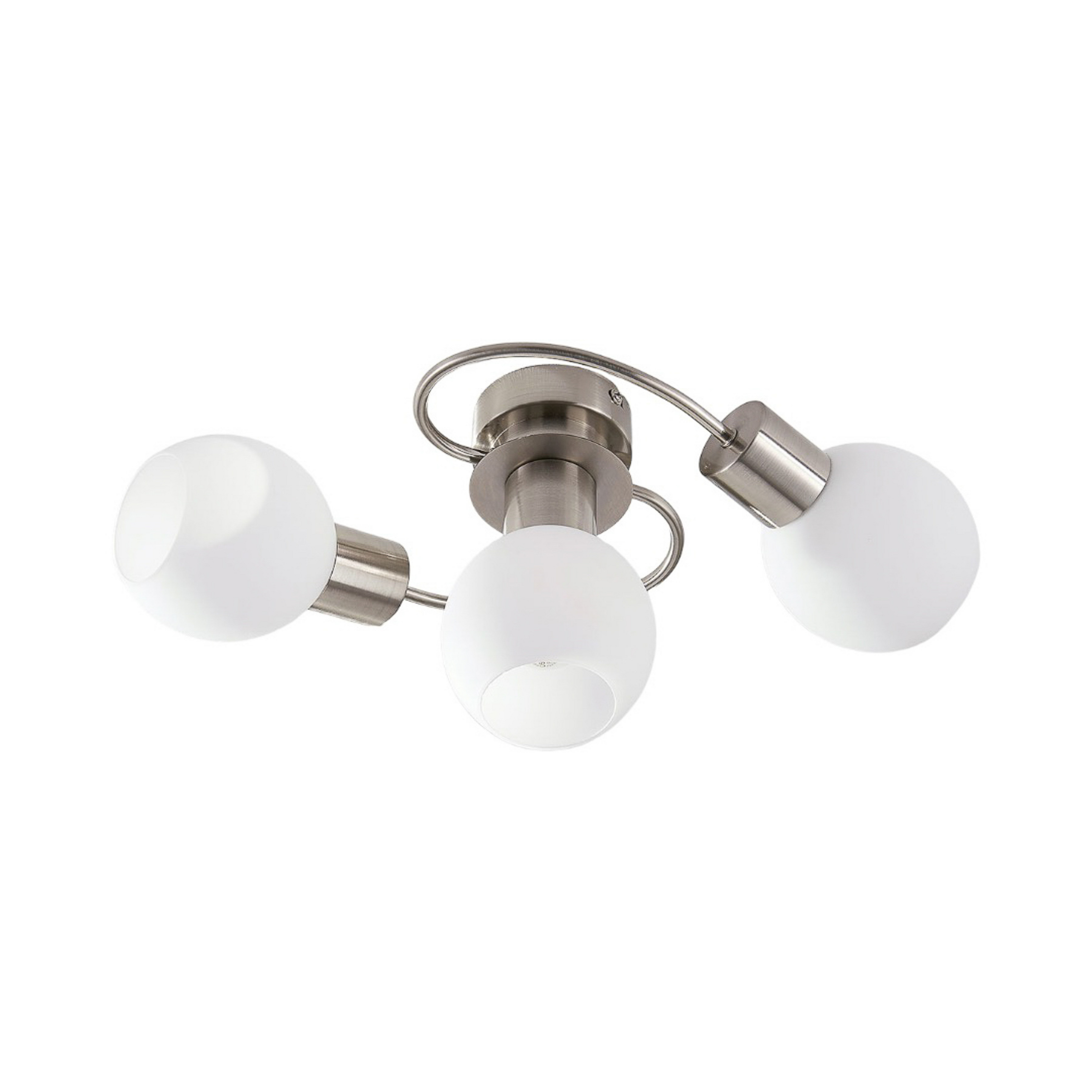 Ciala 3 Deckenleuchte White/Nickel - Lindby