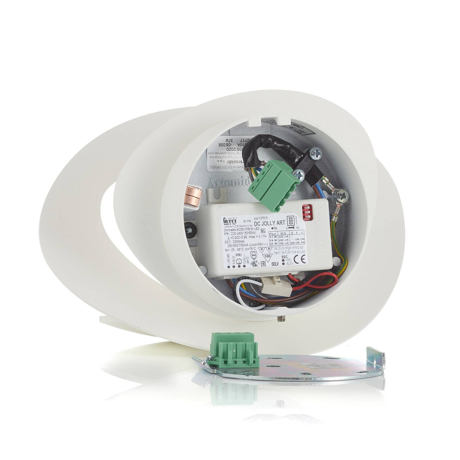Artemide Pirce Micro - kinkiet LED, 3 000 K