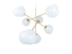 Melt Kronleuchter Large Opal/Gold - Tom Dixon