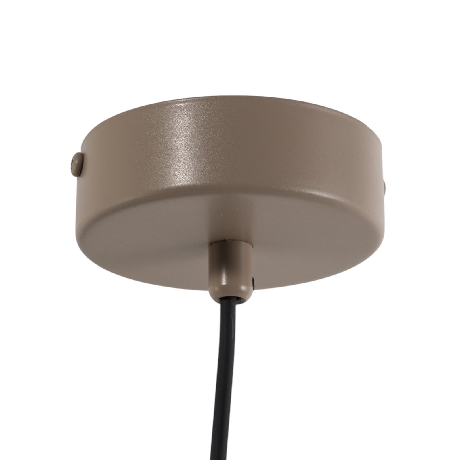 Żyrandol Form, beżowy metal, Ø 24 cm, stożkowa – ALDEX