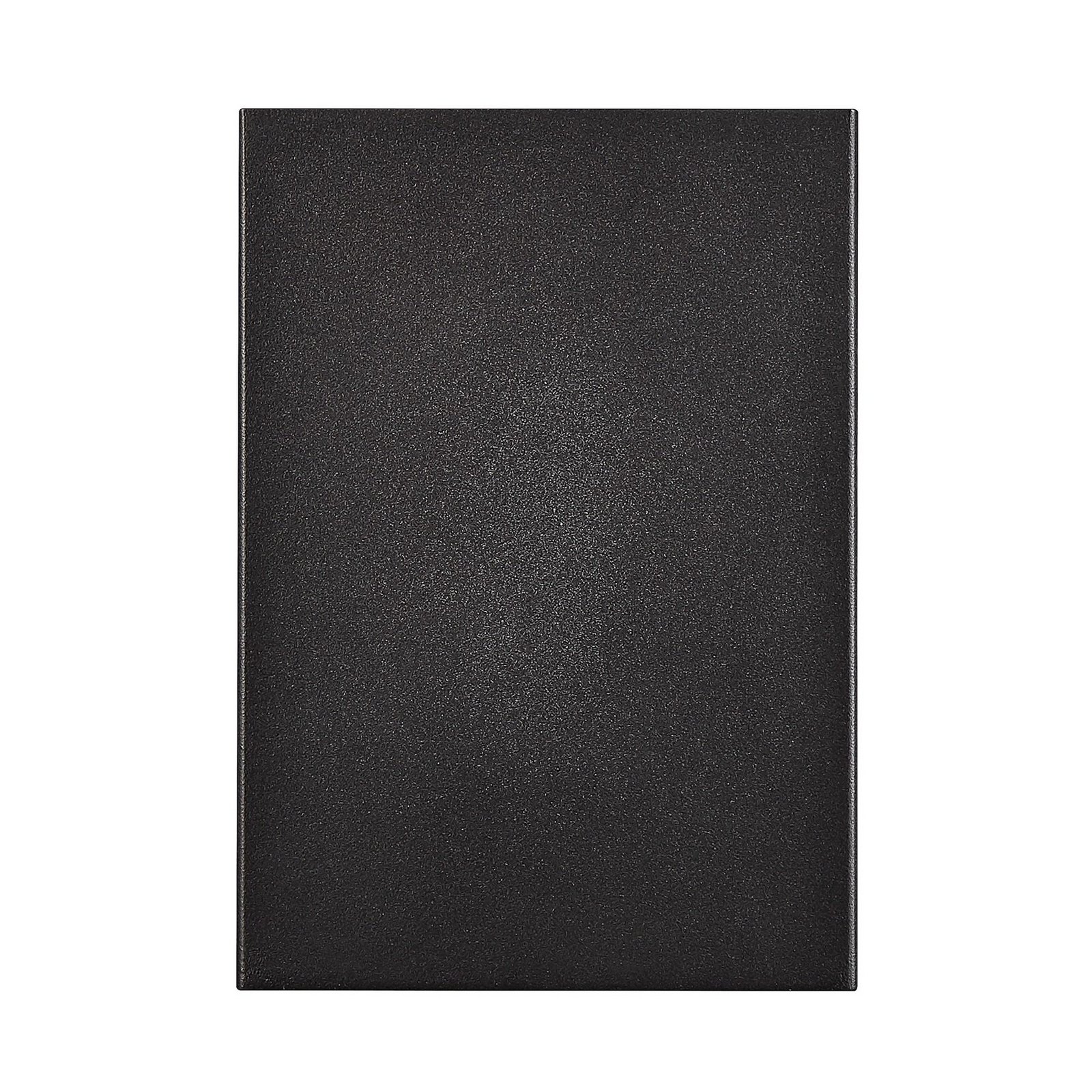 LED outdoor wall lamp Fold Seaside up/down, 15 x 21 cm, black