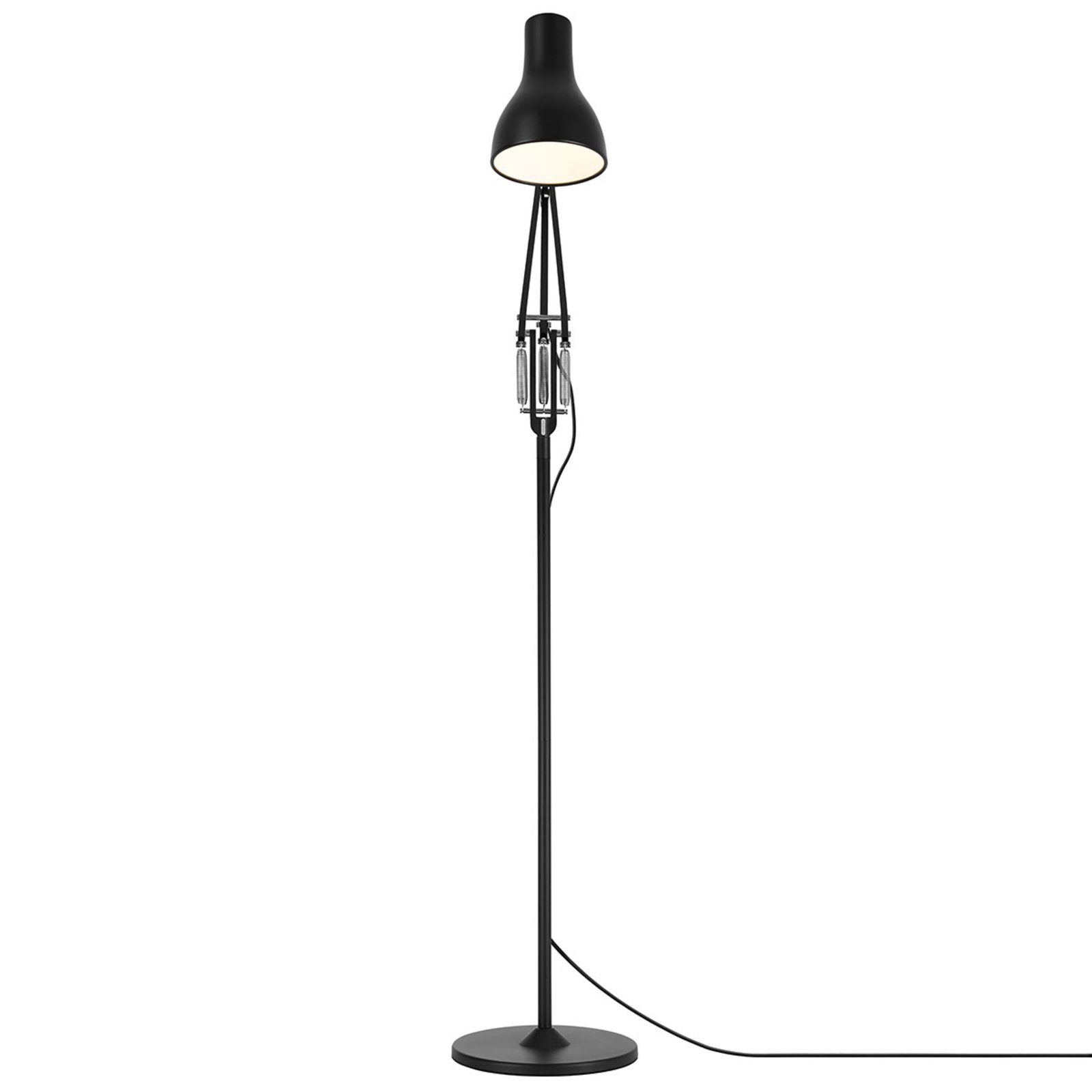Anglepoise Type 75 floor lamp velvety black