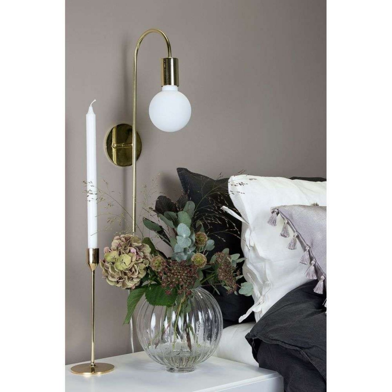 Grace Candeeiro de Parede Brass - Globen Lighting