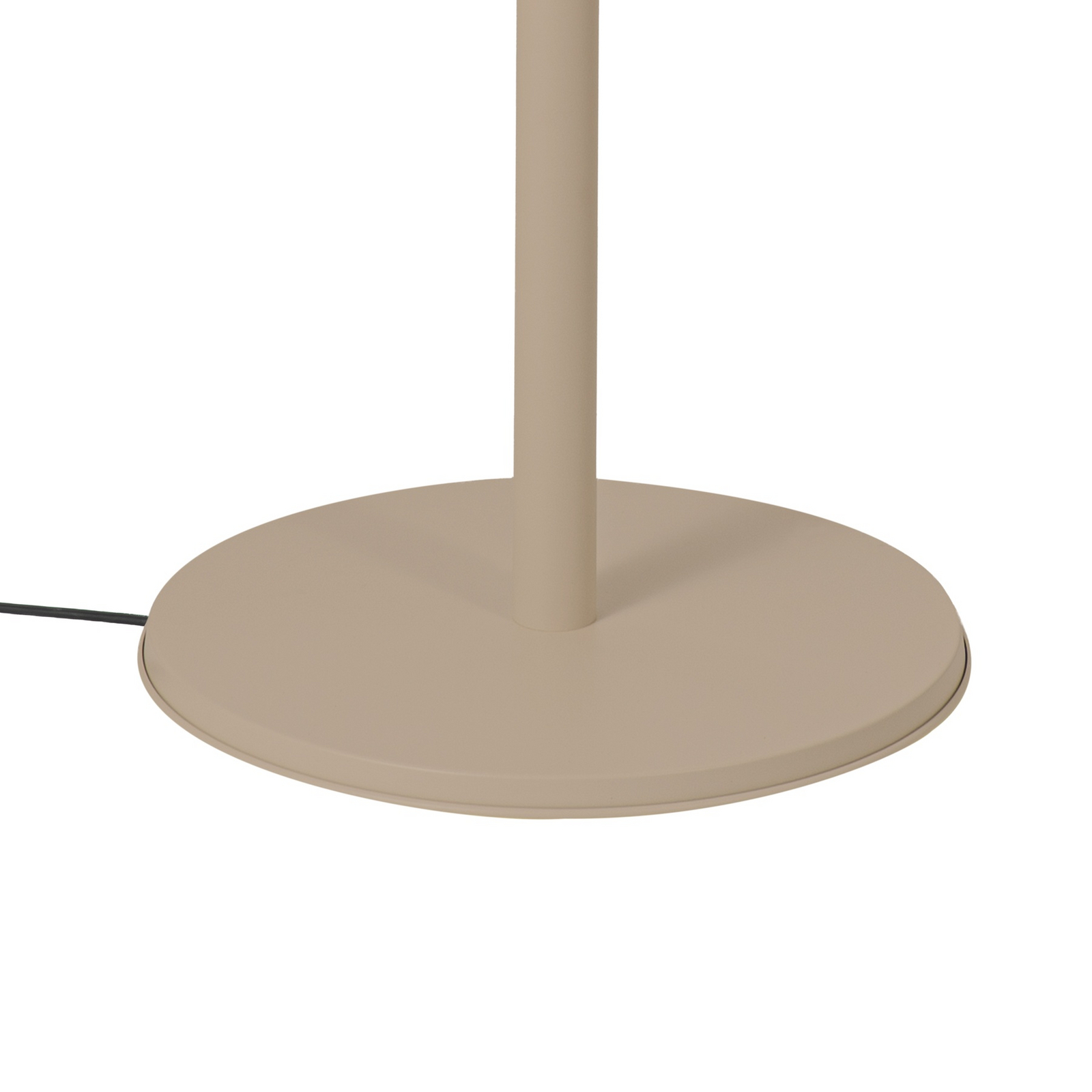 Lucande Vamio staande terrasverwarmer, beige, 210 cm, met afstandsbediening