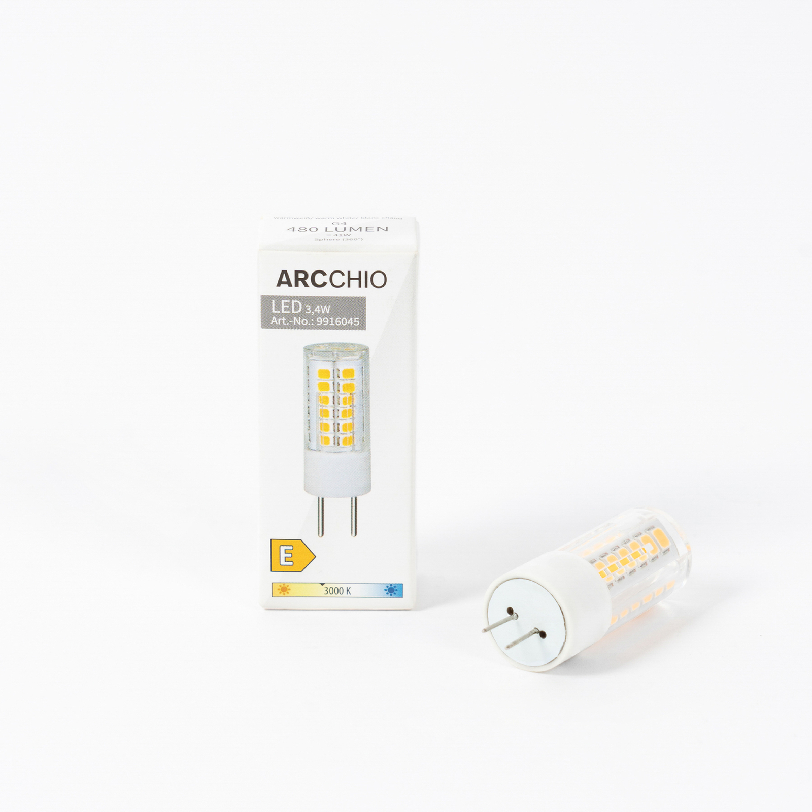 Arcchio LED-Stiftsockellampe G4 3,4W 3.000K