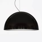 Oluce SONORA - black pendant light, 50 cm