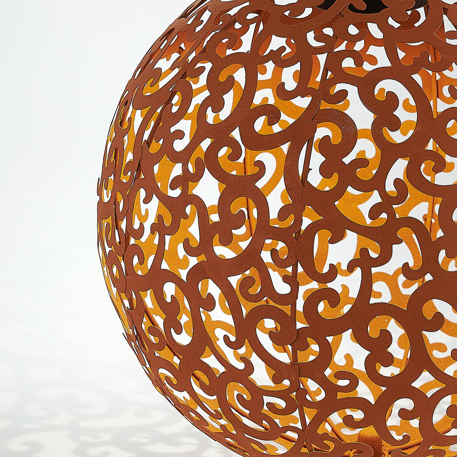 Eduta LED Solarzelle Leuchte w/spike Rust - Lindby