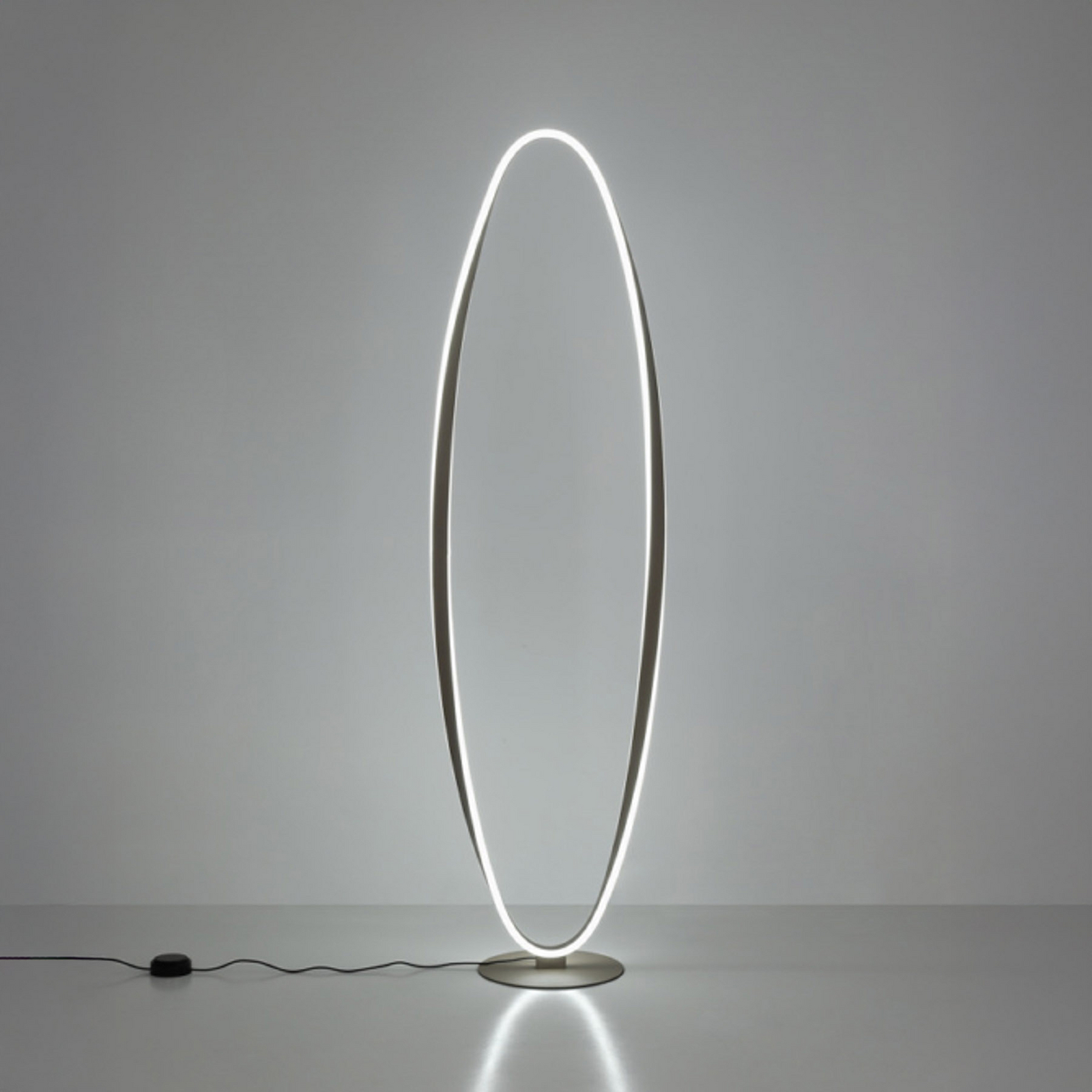 EGLO LED vloerlamp CAMEROTA, beige, hoogte 143 cm, CCT, dimbaar