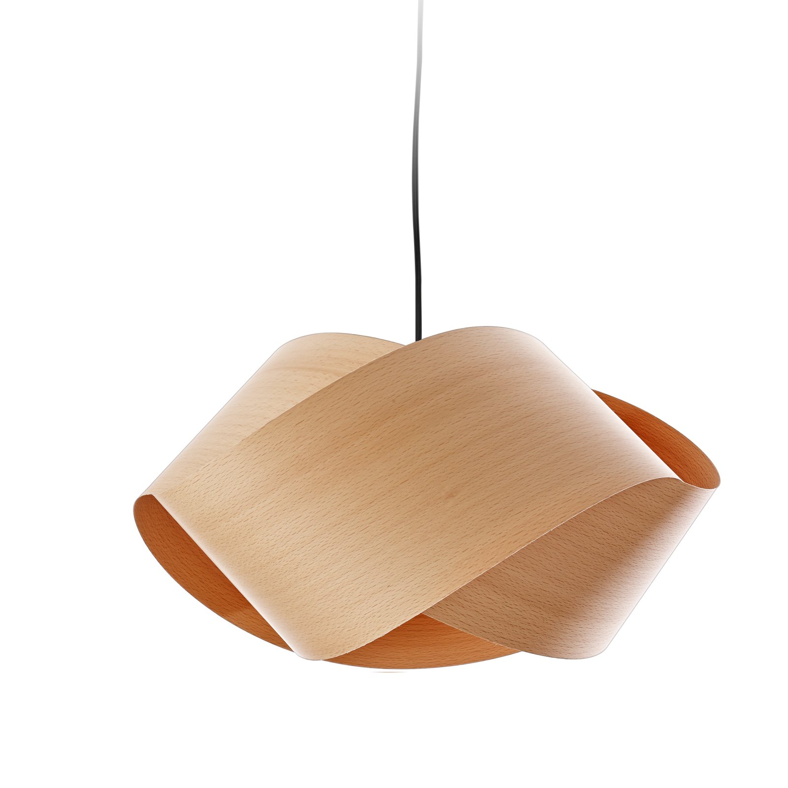 LZF Nut pendant light in natural wood design