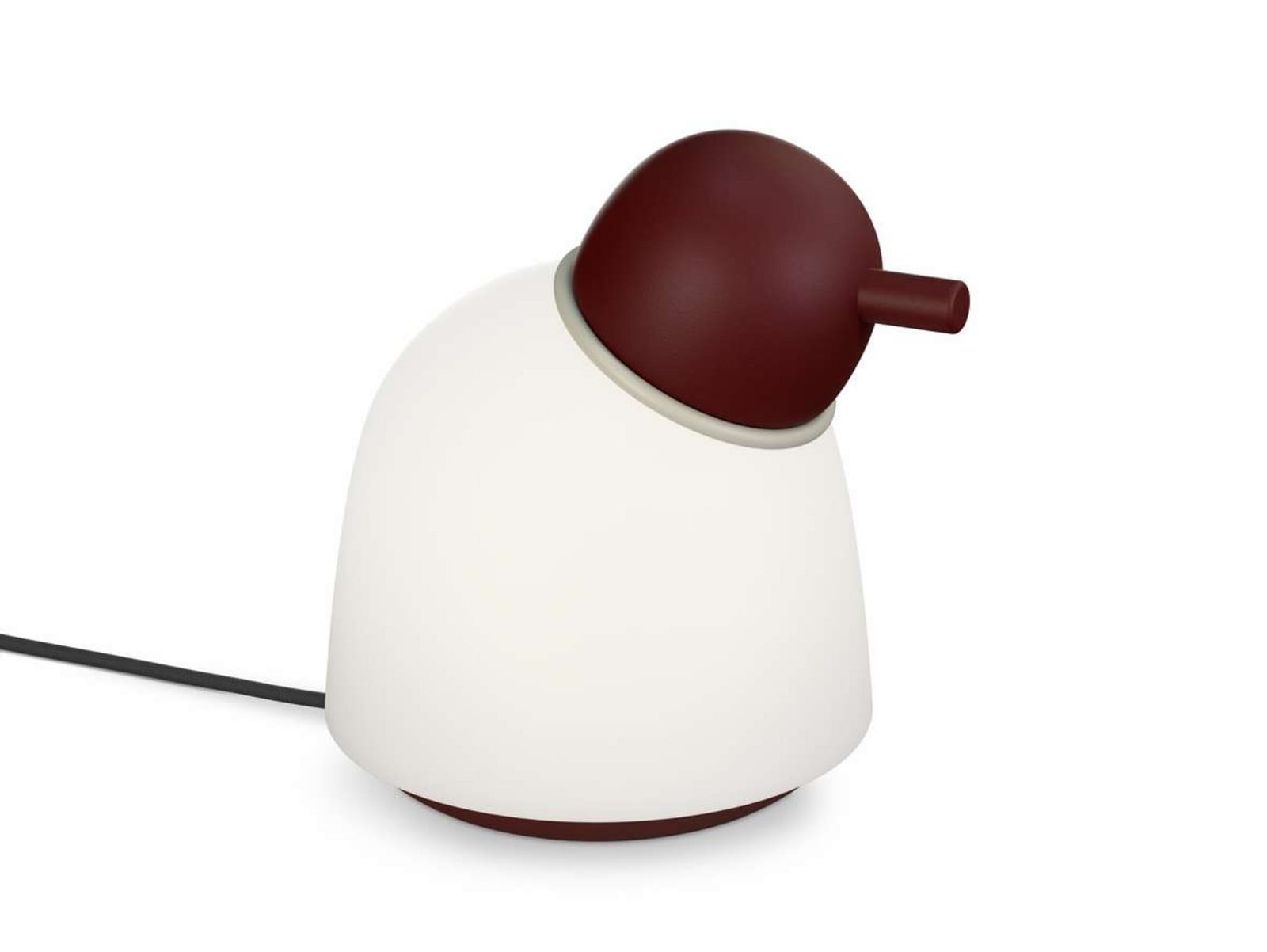 Bird Bordlampe H21,5 Dark Red/Sand/Opal Belid - Stue - Metal billede