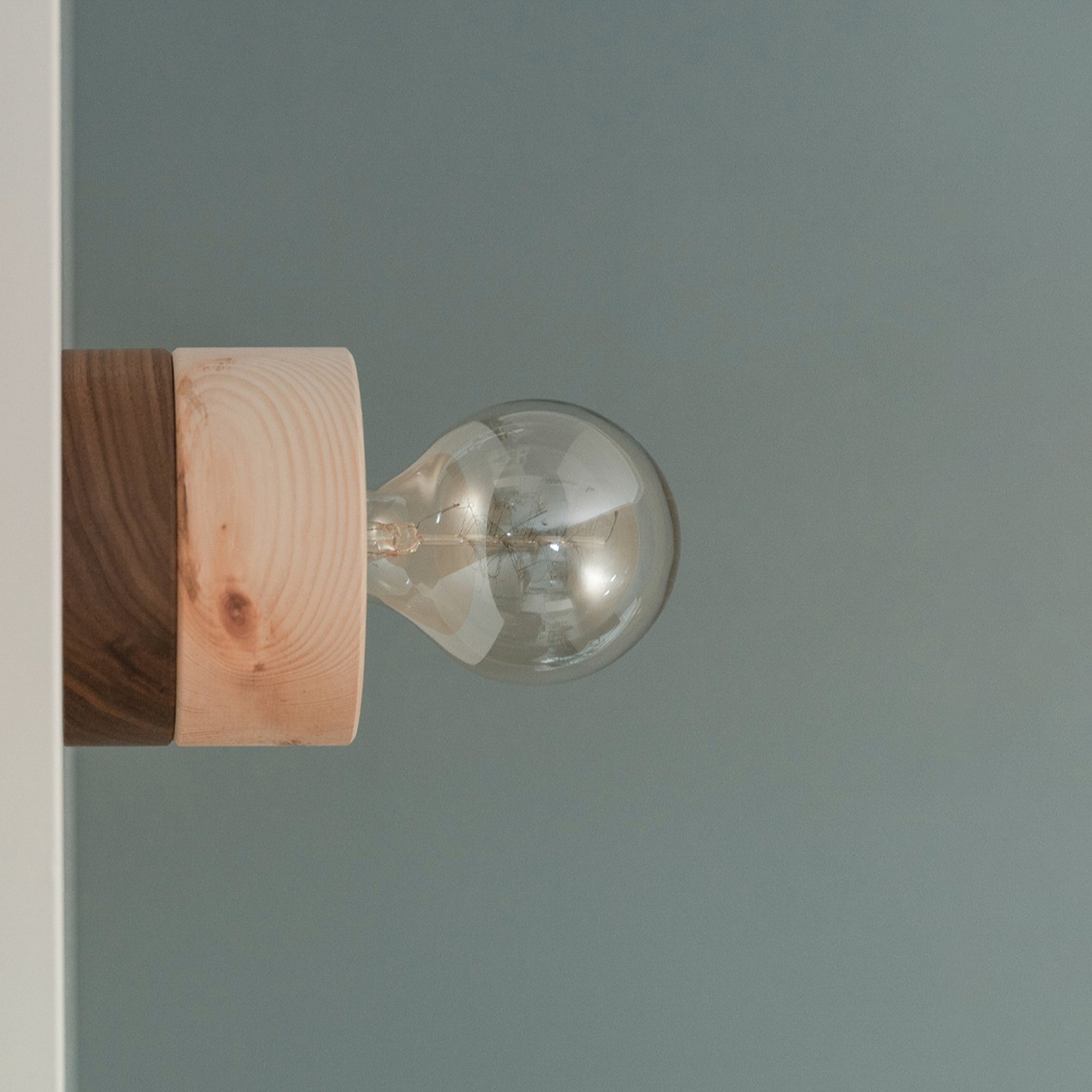 ALMUT 0239 wall light, vegan, Swiss stone pine