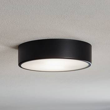 Plafondlamp Cleo 300, sensor, Ø 30cm zwart