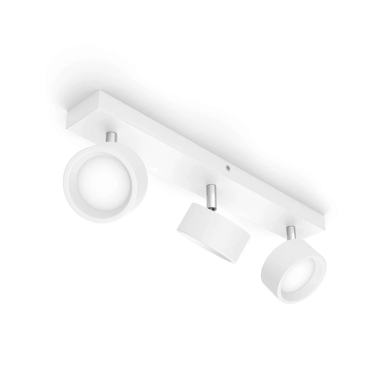 Spot pour plafond LED Philips Bracia à 3 lampes, blanc