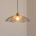 Hængelampe Tel, antik messing, Ø 50 cm, 1 lyskilde, metal