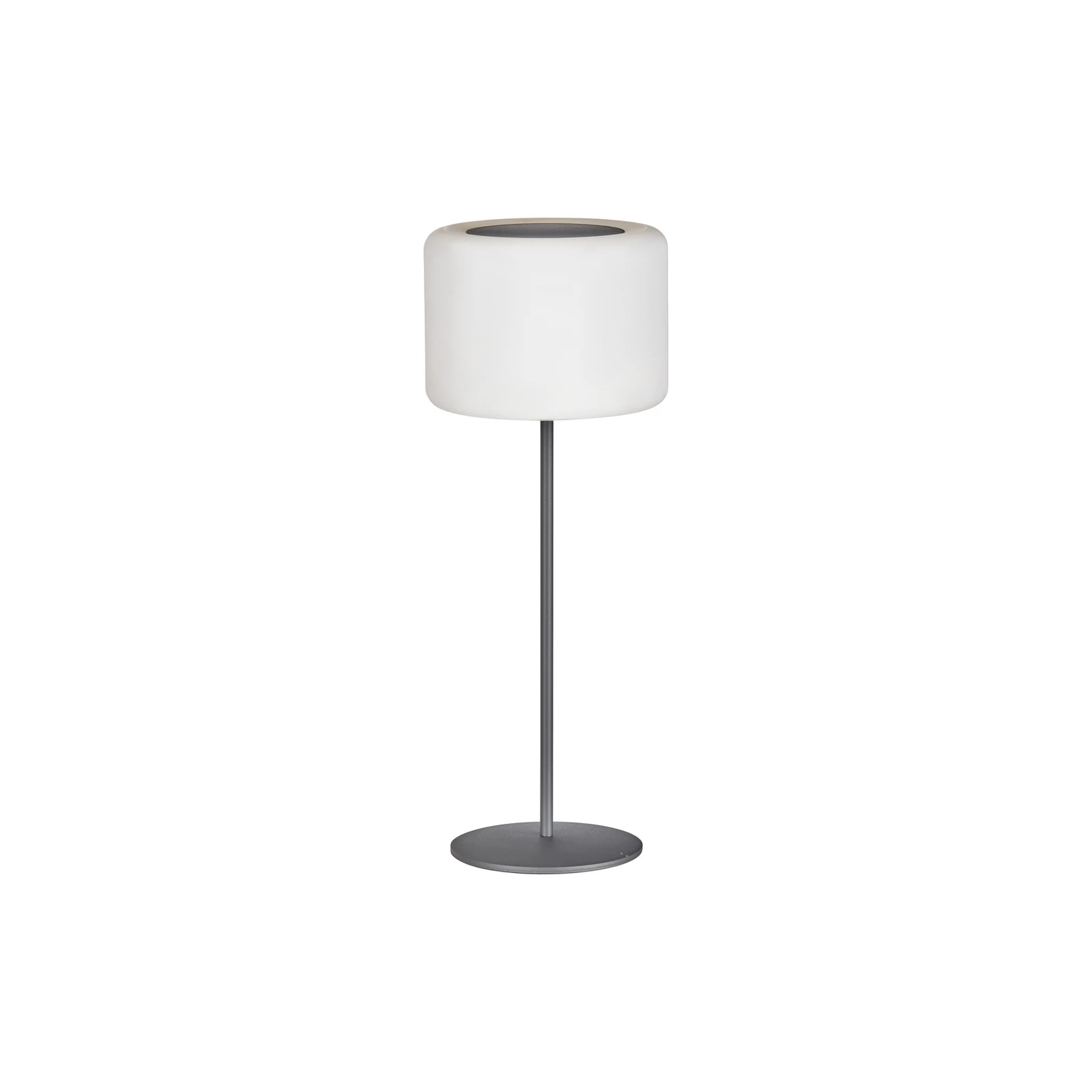 Solar-LED-Akku-Tischleuchte Pino, sandschwarz