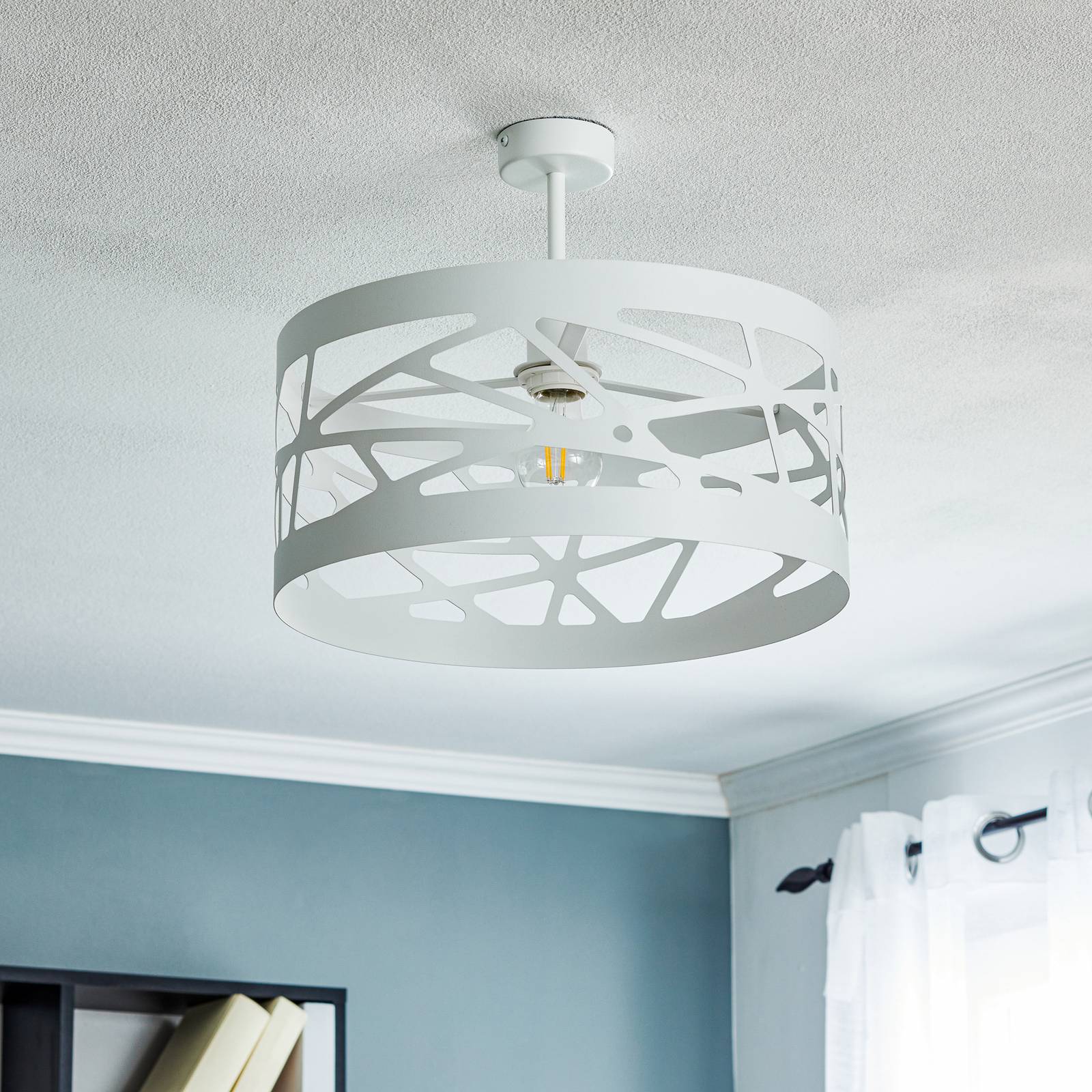 Lampa sufitowa Modul Frez Ø 39 cm, biała