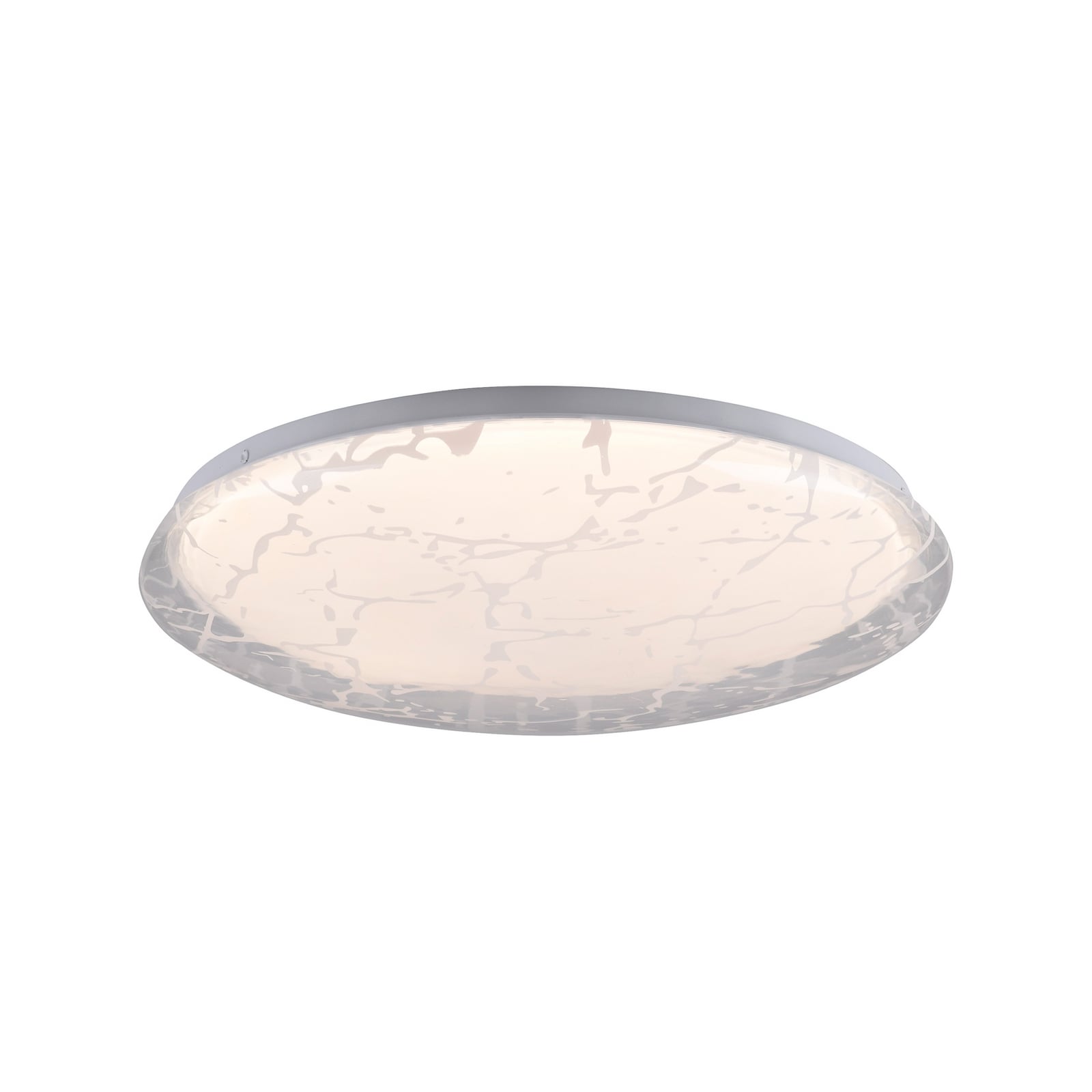 LED-loftlampe, model Plafo 14008, hvid, jern, fjernbetjening LED-loftlampe, model Plafo 14008, hvid, jern, fjernbetjening