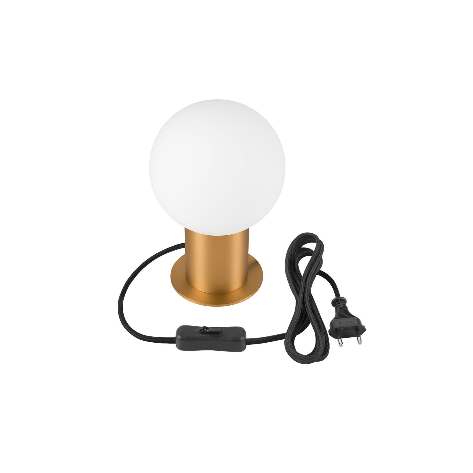 SLV Varyt bordlampe, messingfarvet, aluminium, højde 19,2 cm