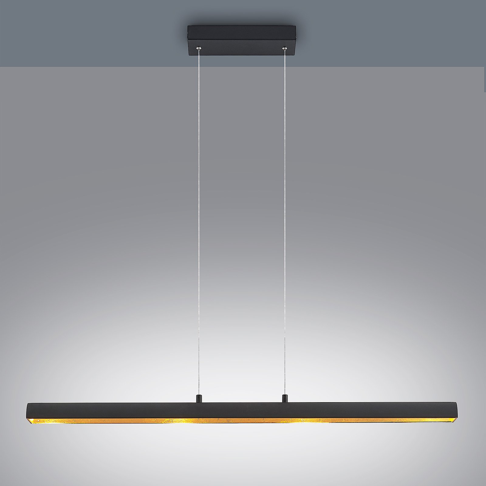 Lindby Solvina LED függő lámpa étkezőbe, hosszúkás
