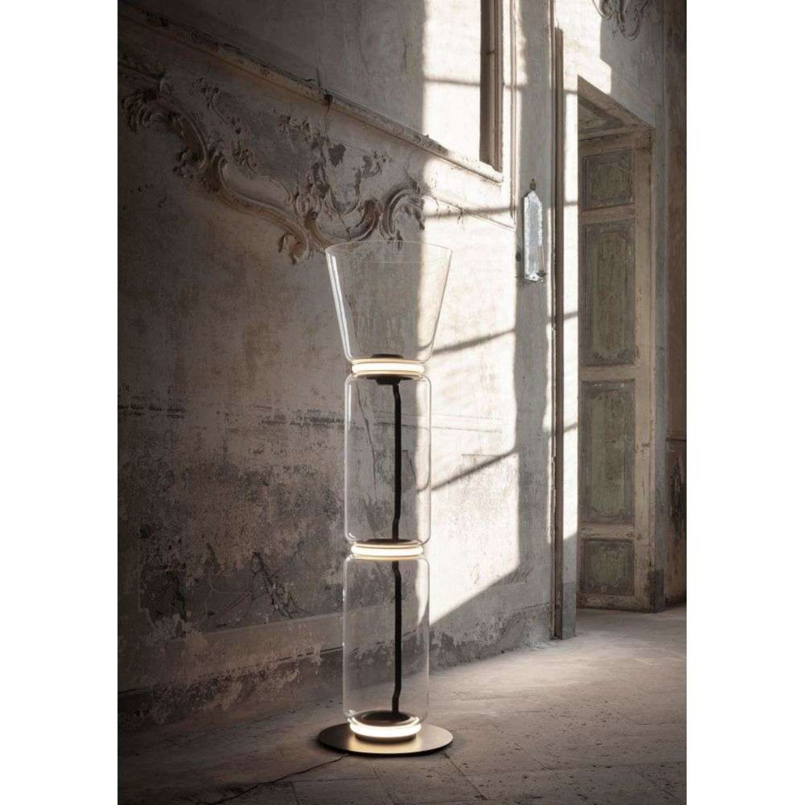 Noctambule F2 Lampadar High Cylinder & Cone - Flos