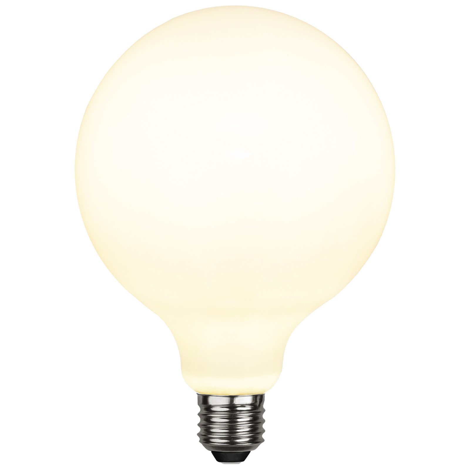 Globe LED bulb E27 G125 7.5 W 3-step dim, opal