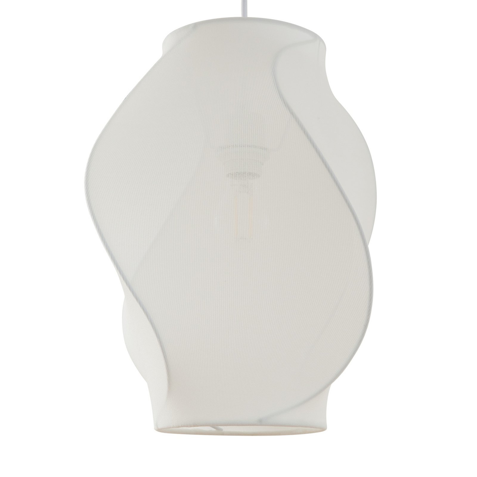 Tovina Hängeleuchte, Textil, weiß, Ø 35 cm - Lucande Tovina Hängeleuchte, Textil, weiß, Ø 35 cm - Lucande