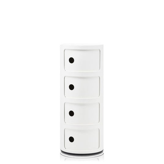 Componibili 4 -sivupöytä, valkoinen – Kartell