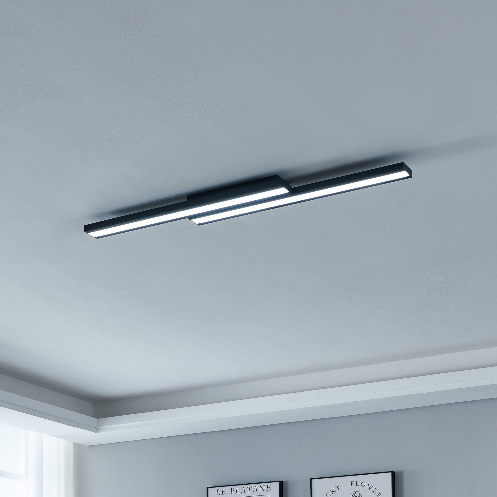 EGLO connect Saliteras-Z LED φωτιστικό οροφής μαύρο