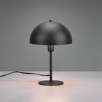 Nola bordlampe, høyde 30 cm, svart/gull
