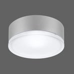 Drop 28 LED outdoor ceiling light in grey