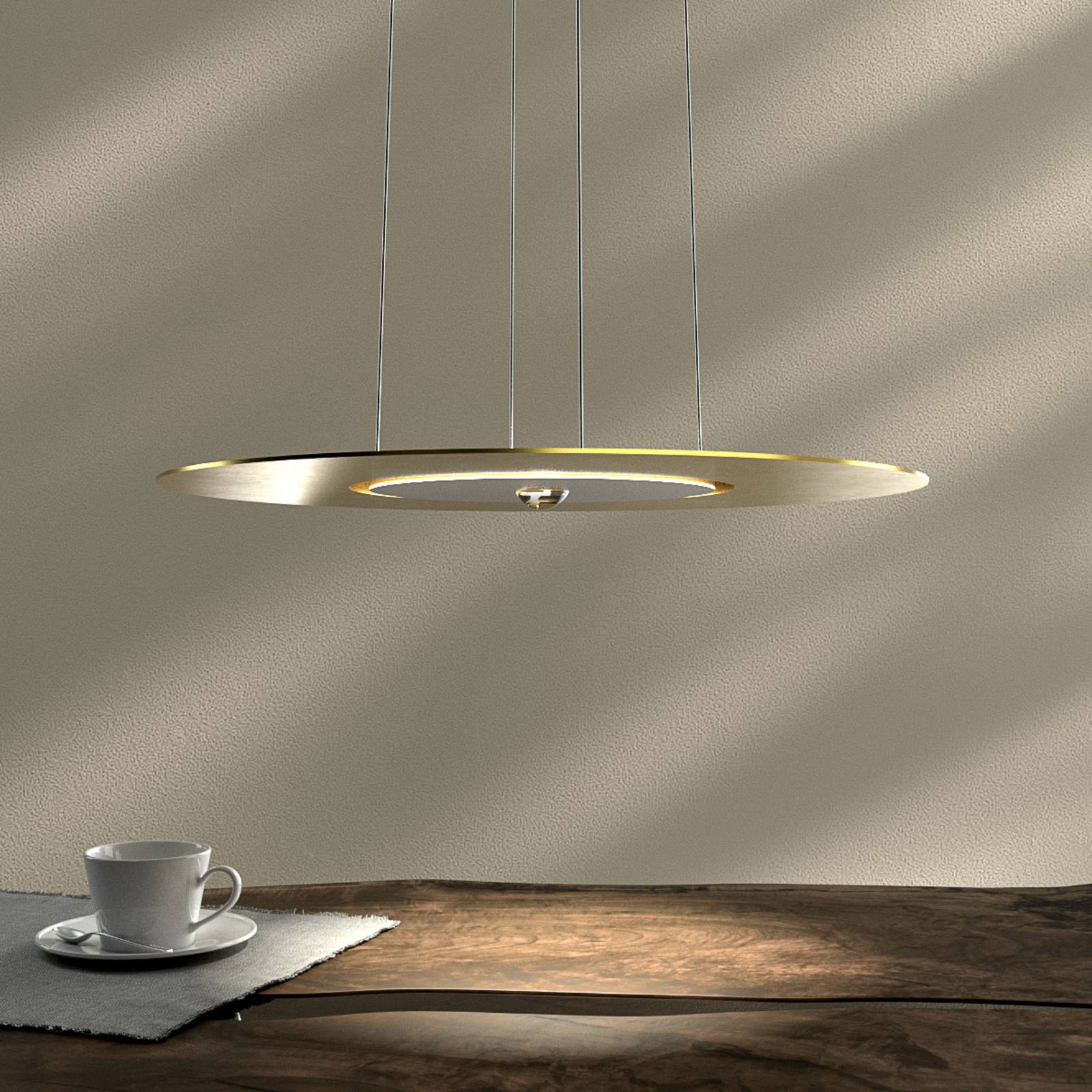 Passepartout55 LED hanging light matt brass