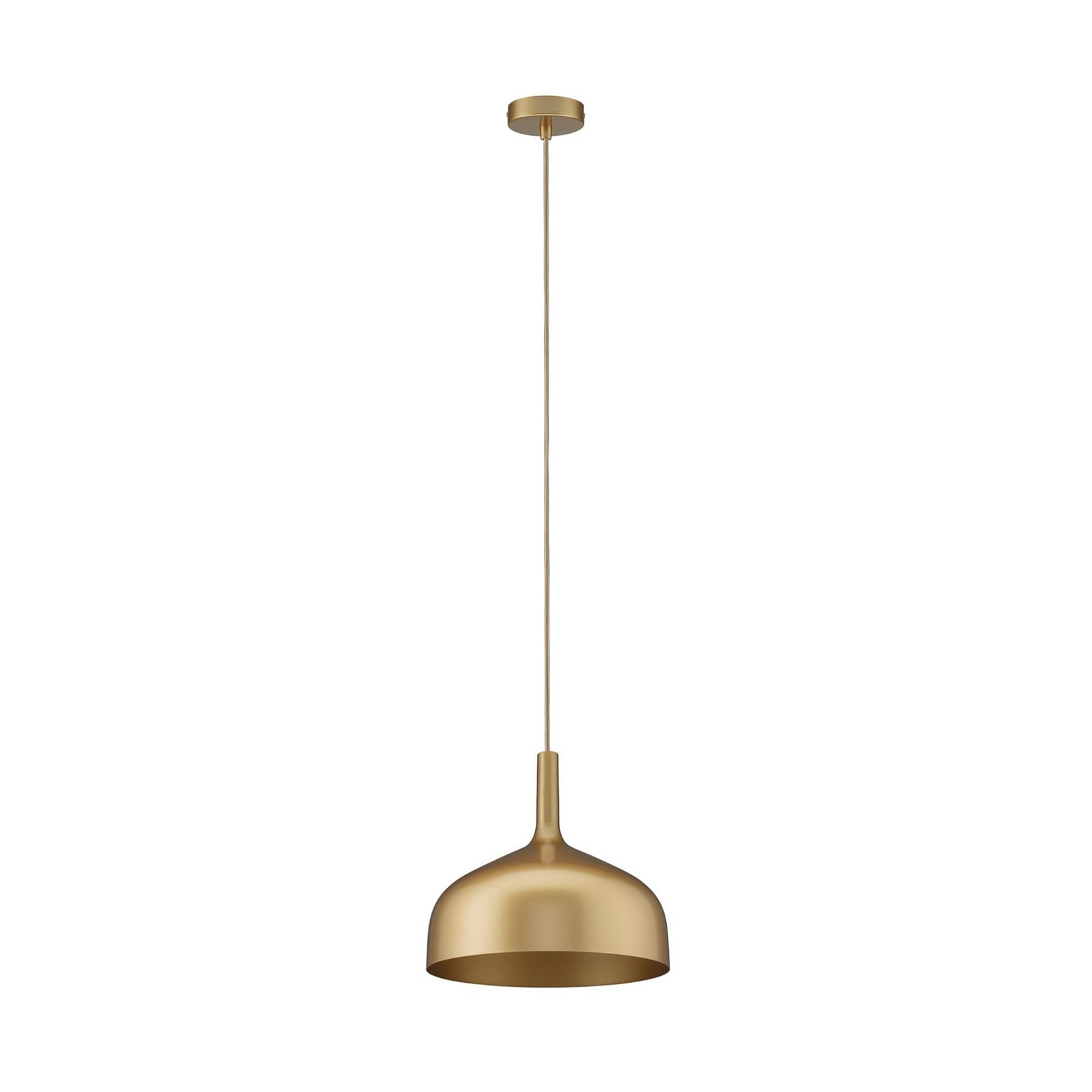 Paulmann hanglamp Embla II, goudkleurig, Ø 30 cm, metaal