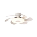 LED plafondventilator Flower wit DC-motor stil CCT - Mantra
