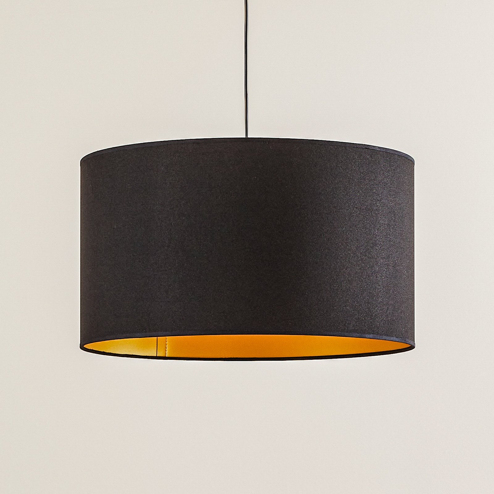 Roller Pendelleuchte Ø45 Gold/Schwarz  - Euluna