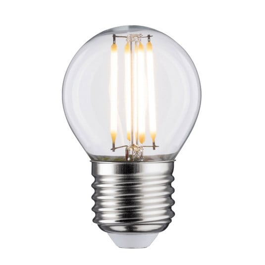 LED bulb E27 5W drop 2,700K clear